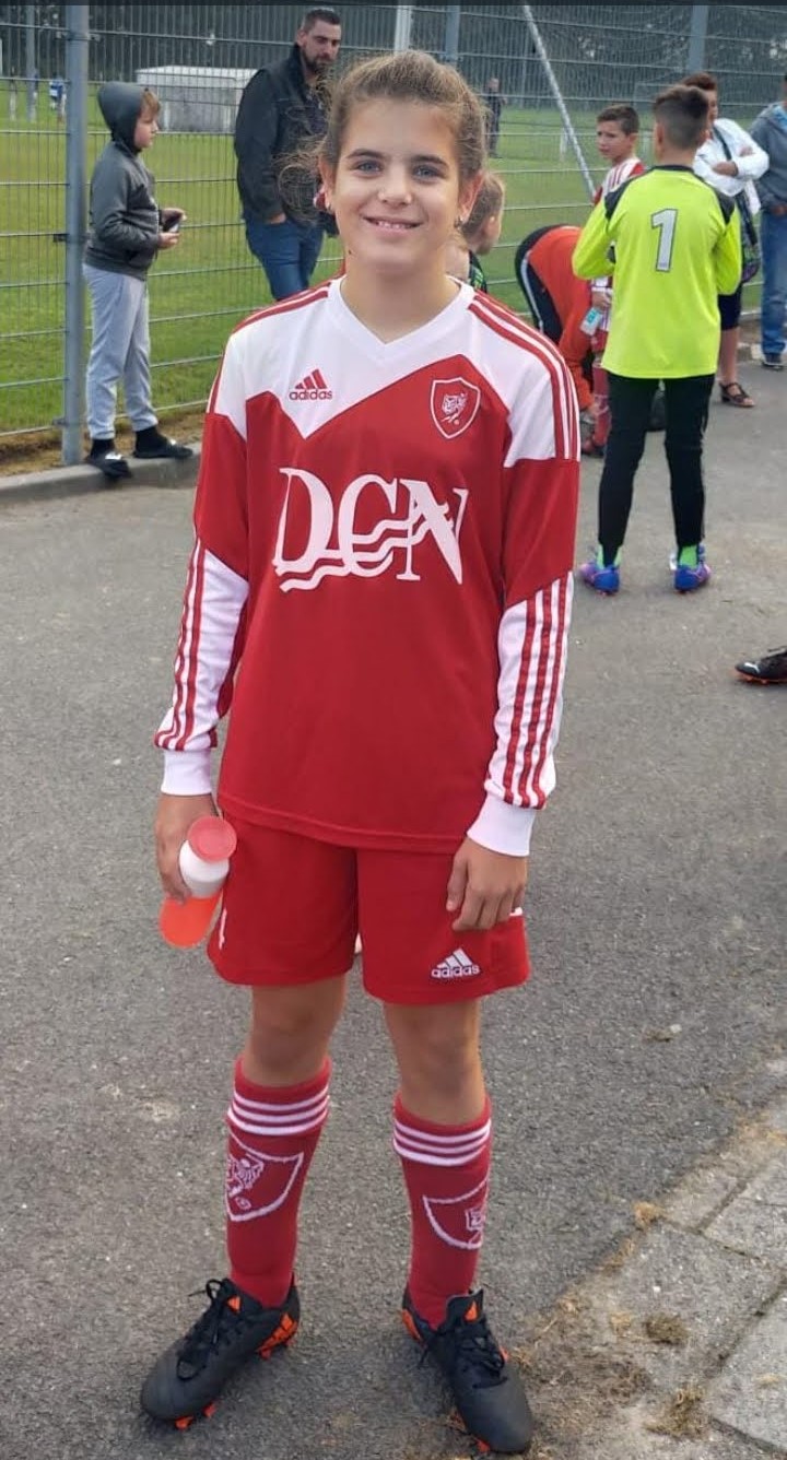 Anouk bogers eerste wedsrijd vvc jo12-3